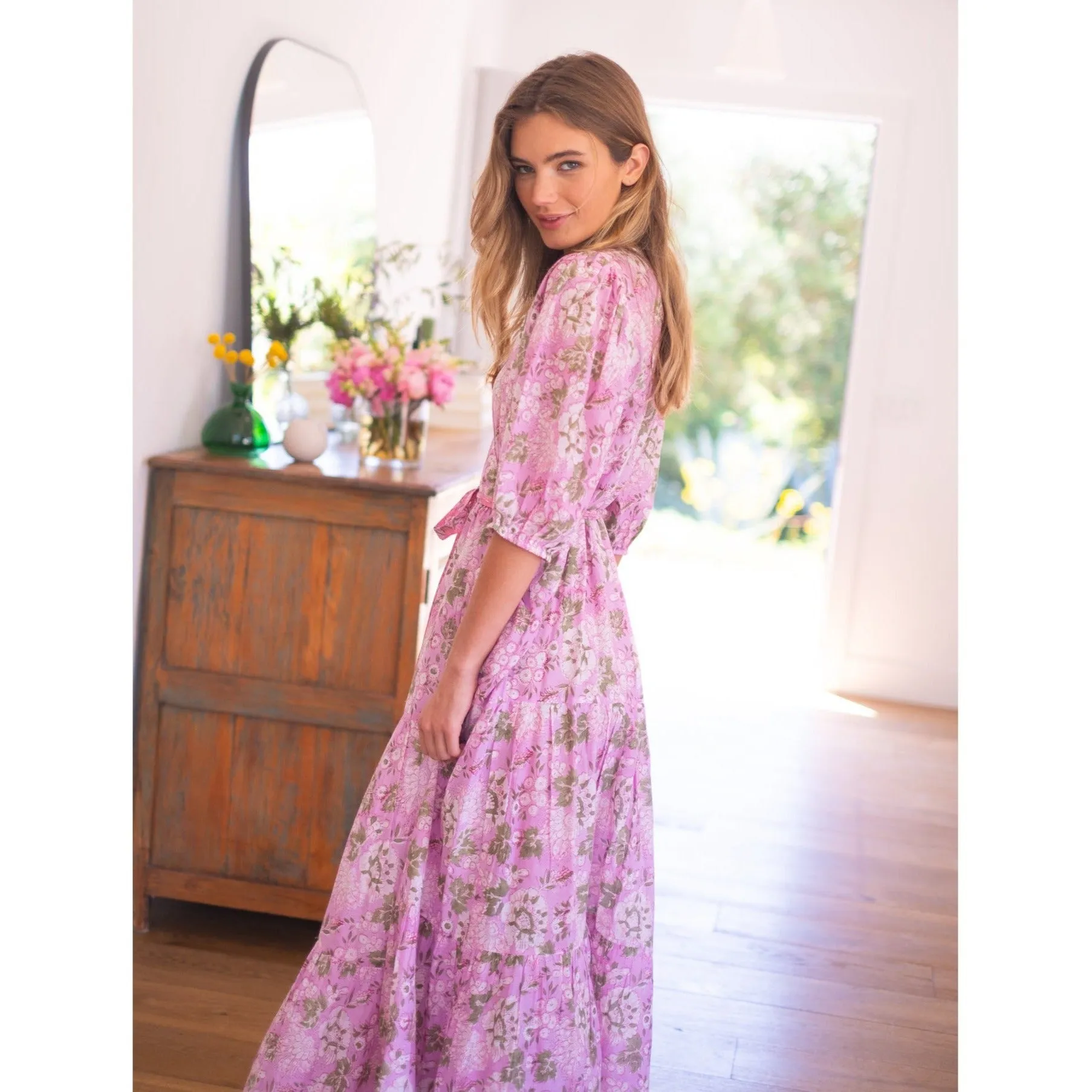 Flora Wrap Dress sold by Alicia Bell product image thumbnail 2