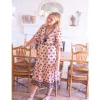 Peach/Black Pippa Midi Dress sold by Alicia Bell