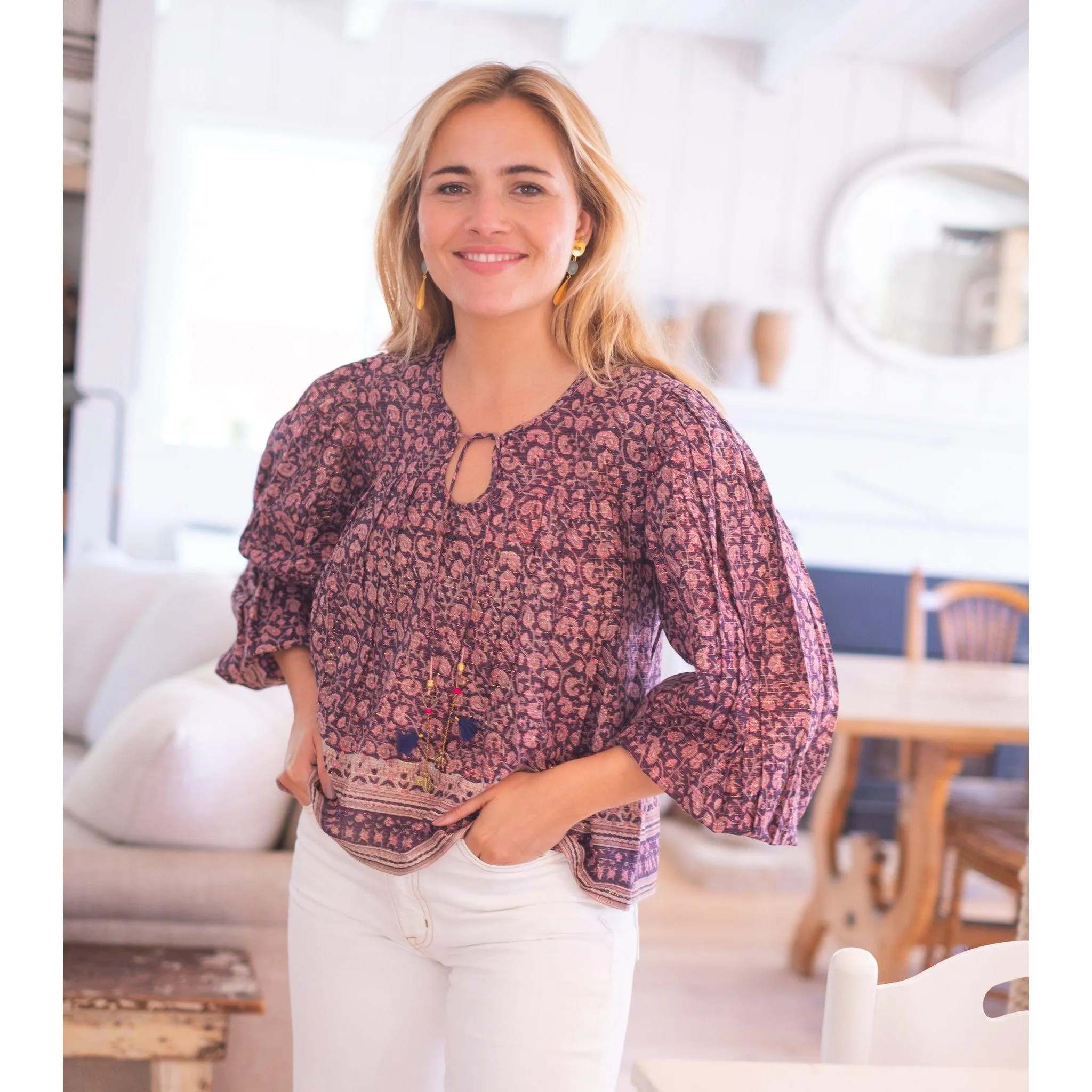 Metallic Ariana Top sold by Alicia Bell product image thumbnail 5