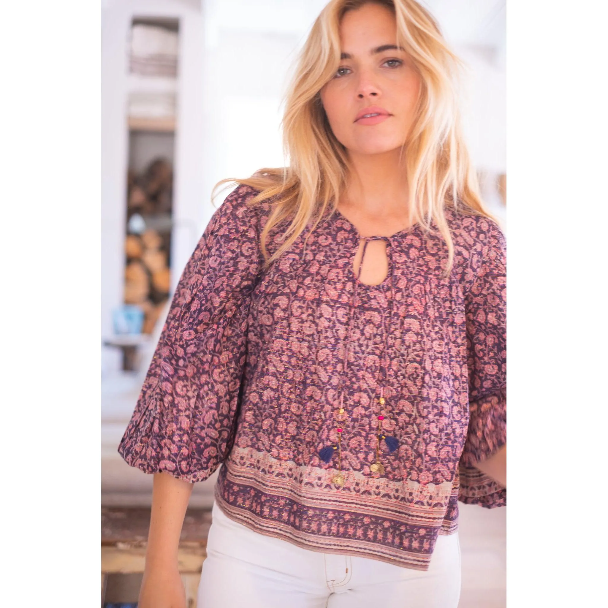 Metallic Ariana Top sold by Alicia Bell product image thumbnail 2