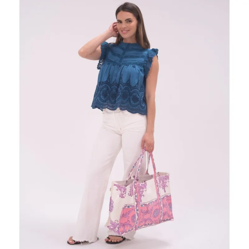 Turquoise Chloe Top sold by Alicia Bell