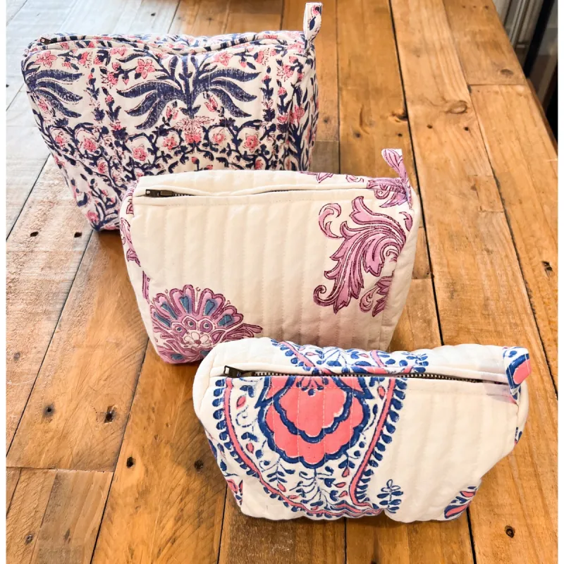 3 Piece Cosmetic Bag- Mixed prints sold by Alicia Bell
