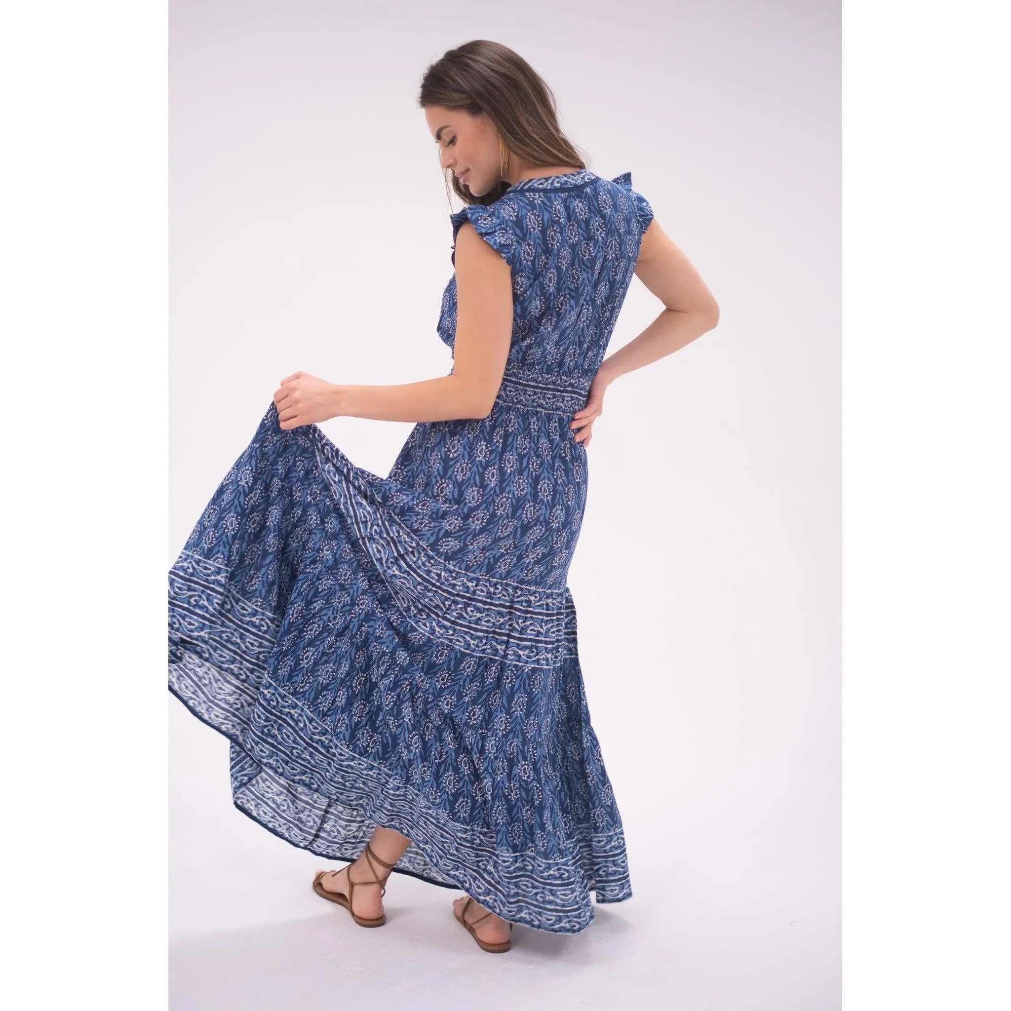 Indigo Annabelle Maxi Dress sold by Alicia Bell product image thumbnail 5