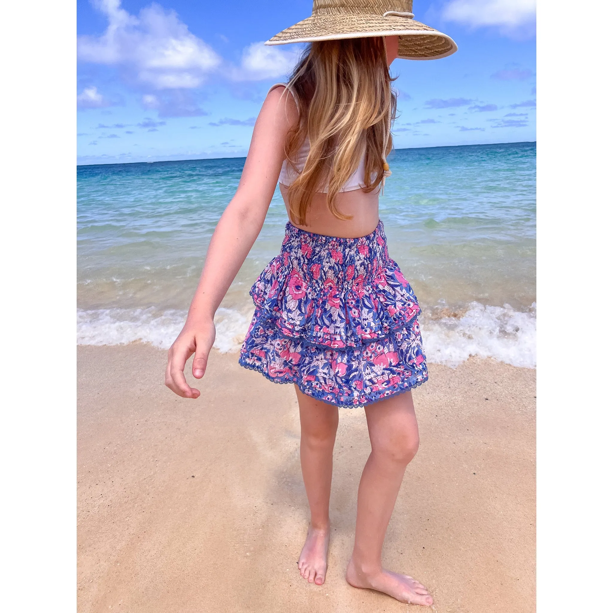 Pleated Smocked Skirt sold by Alicia Bell product image thumbnail 2