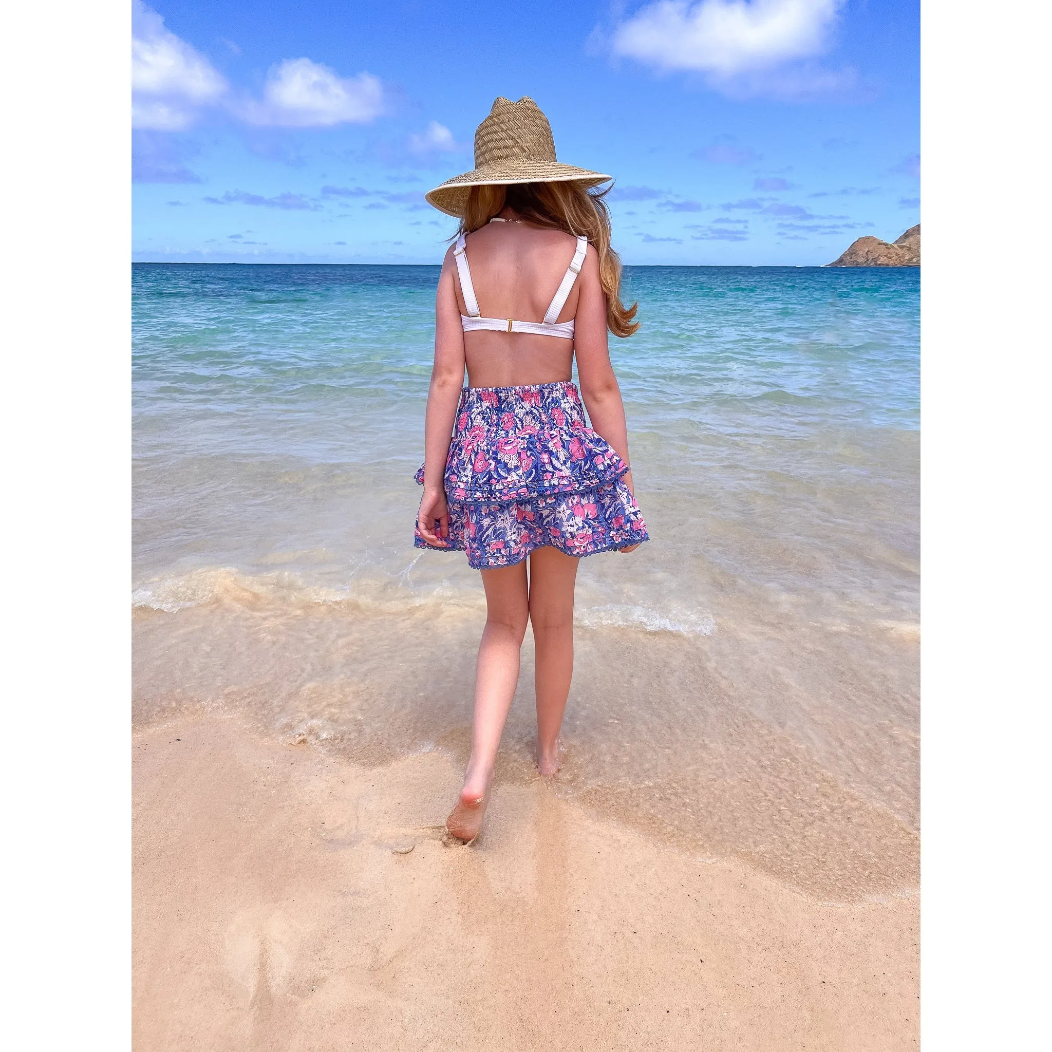 Pleated Smocked Skirt sold by Alicia Bell product image thumbnail 5