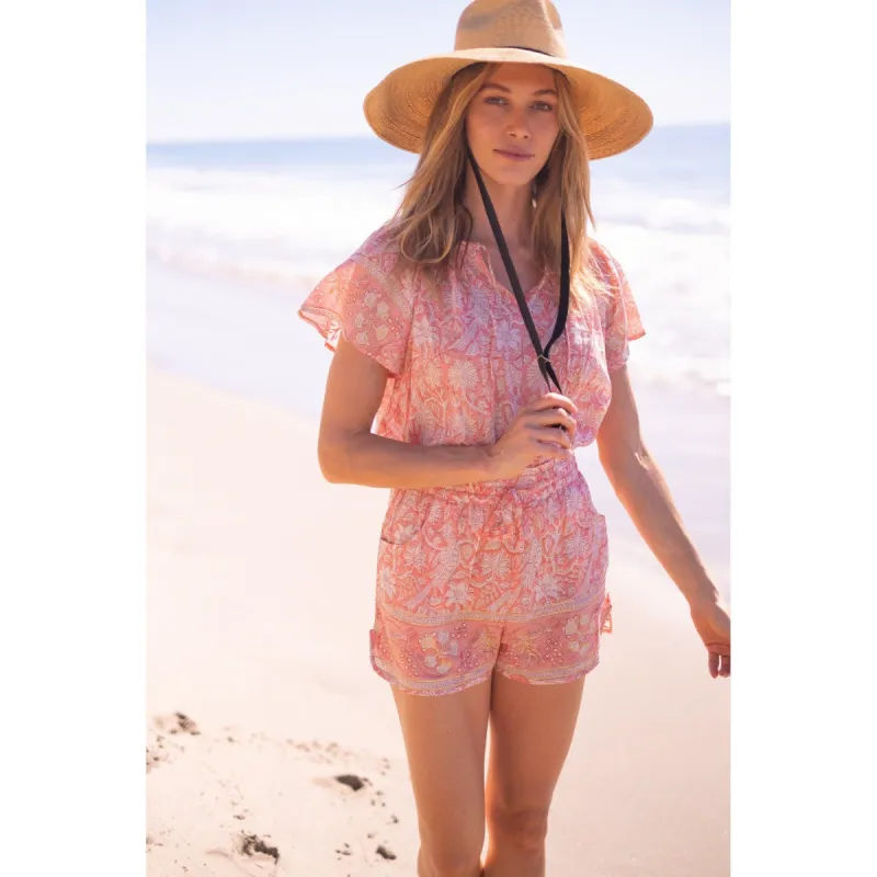 Peach Pjs Rita Top and Piped Shorts sold by Alicia Bell