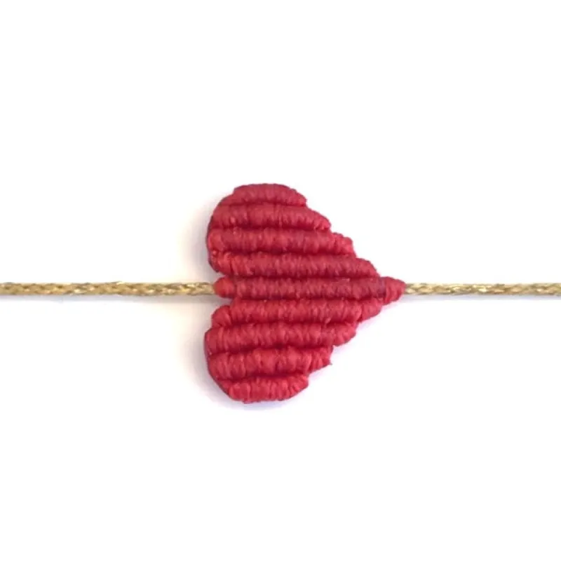 Large Ruby Red Heart Bracelet sold by Alicia Bell