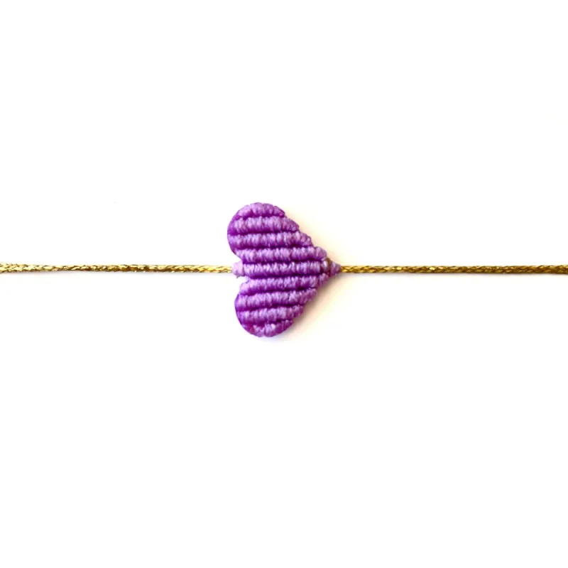 Small Light Purple Heart Bracelet sold by Alicia Bell