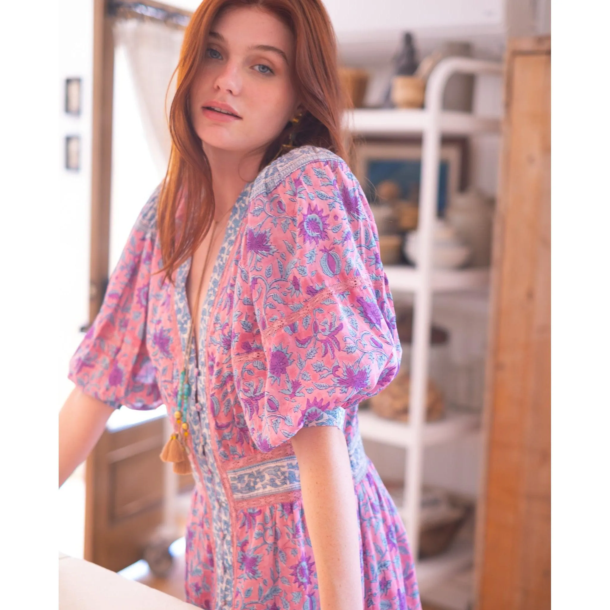 Pink Ann Mini Dress sold by Alicia Bell product image thumbnail 4