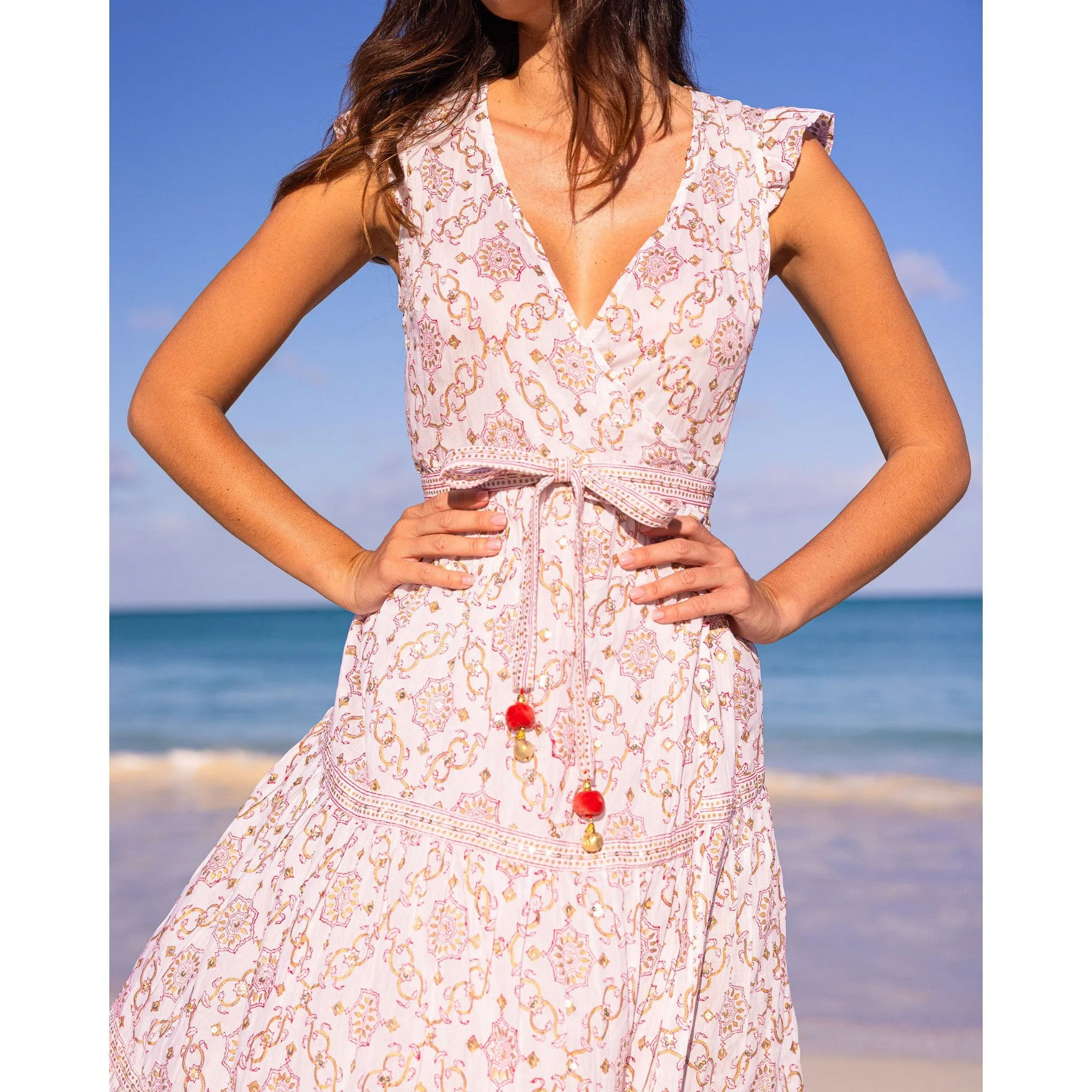 Flutter Wrap Dress sold by Alicia Bell product image thumbnail 2