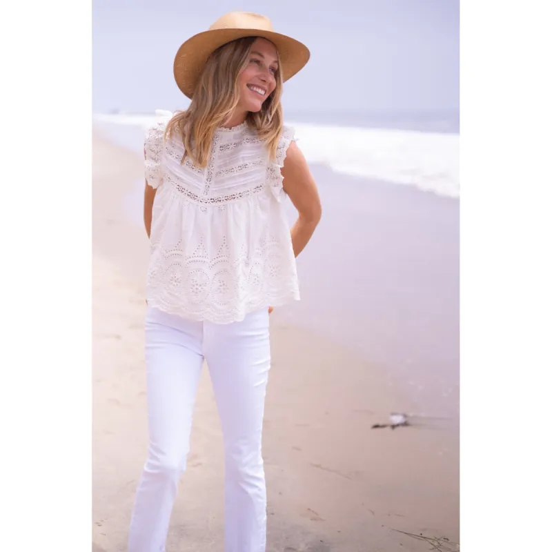 Chloe Top Eyelet sold by Alicia Bell