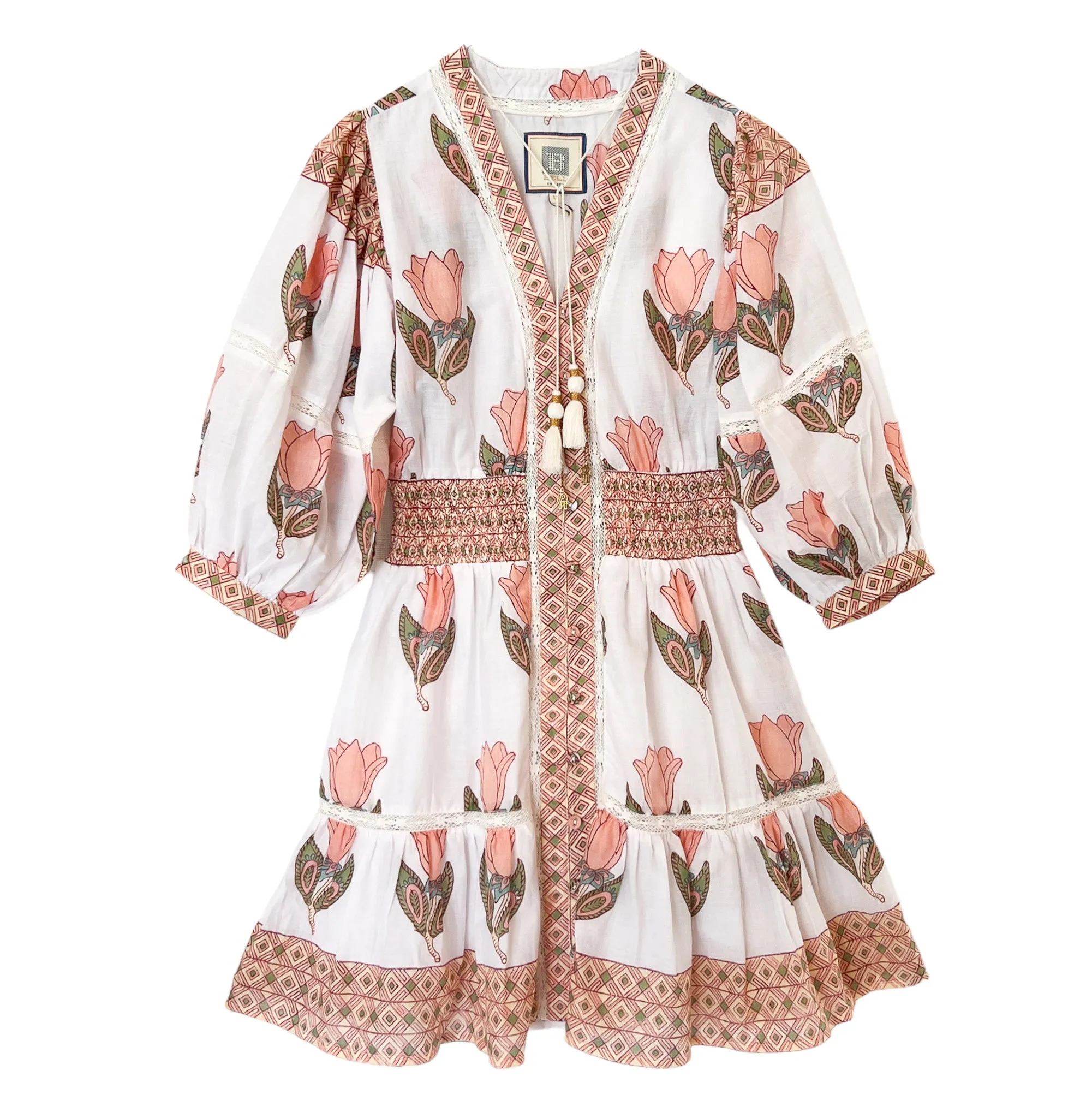 Ann Dress Peach Tulip sold by Alicia Bell