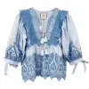 Sky Blue Kylie Top sold by Alicia Bell