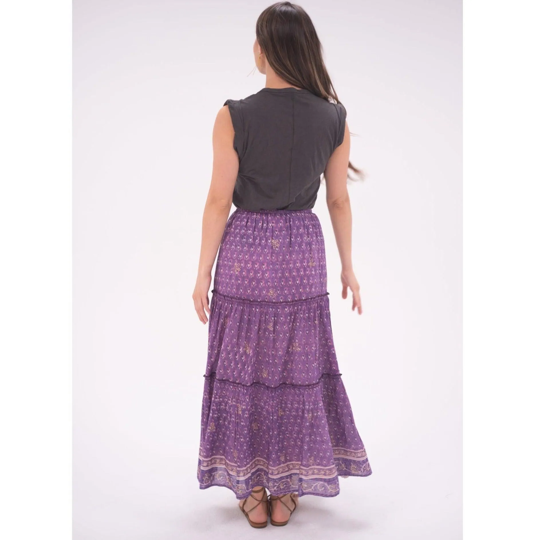 Purple Marina Maxi Skirt sold by Alicia Bell product image thumbnail 2