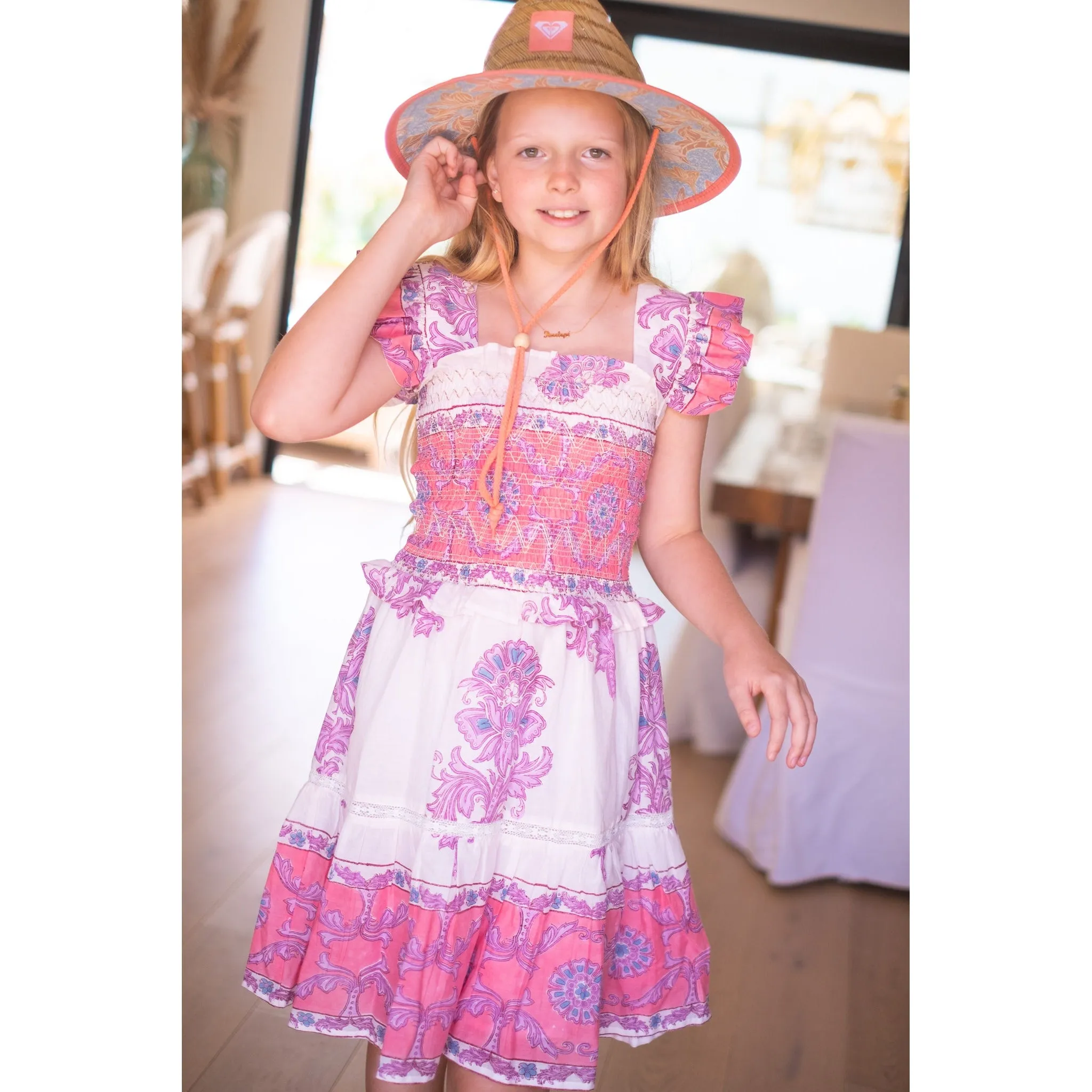 Flower Mandy Midi Dress sold by Alicia Bell product image thumbnail 3