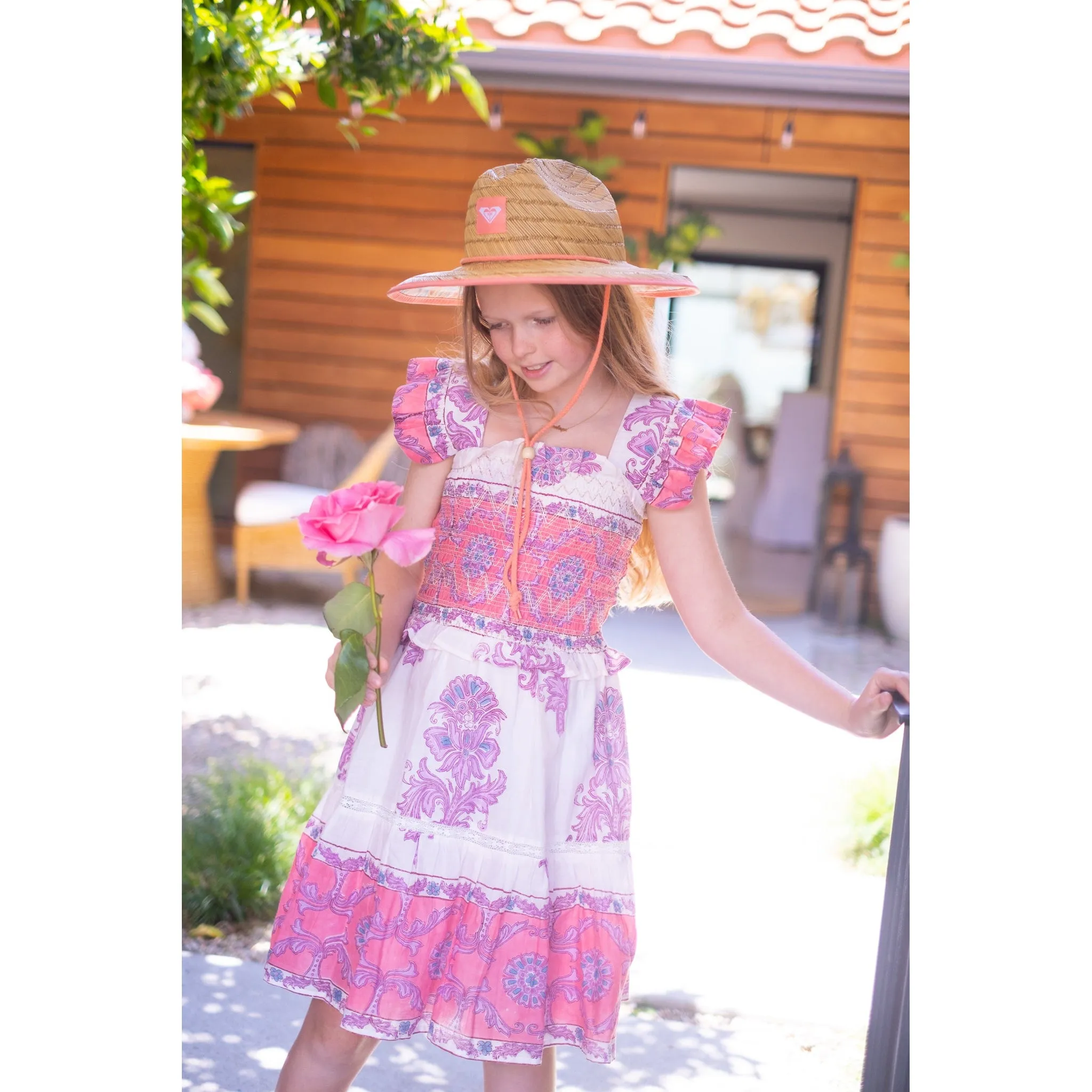 Flower Mandy Midi Dress sold by Alicia Bell