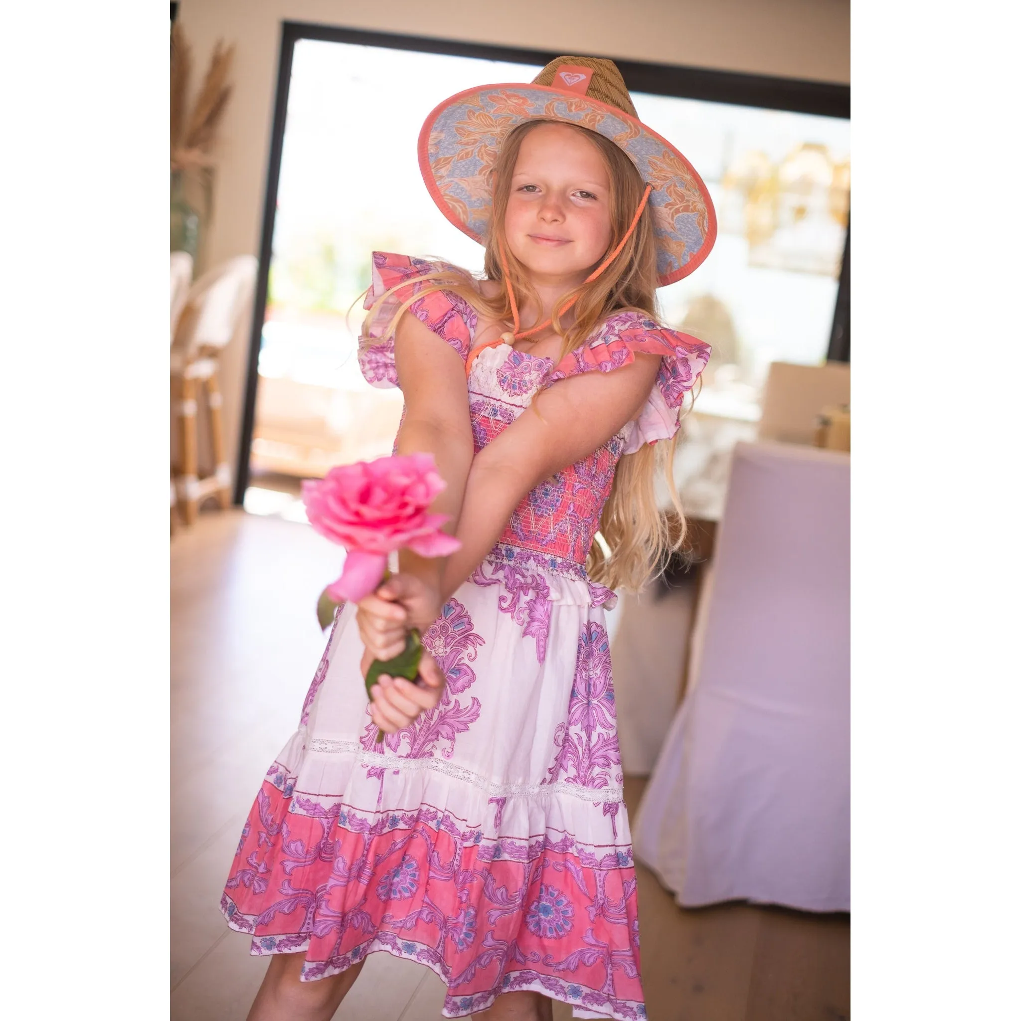 Flower Mandy Midi Dress sold by Alicia Bell product image thumbnail 4