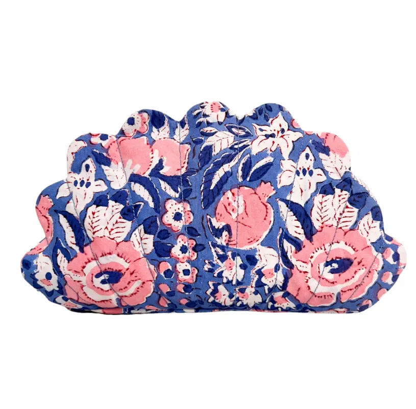 Quilted Clamshell Clutch sold by Alicia Bell