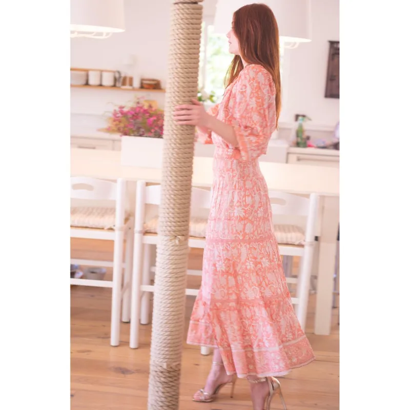 Peach Mandy Maxi Skirt sold by Alicia Bell