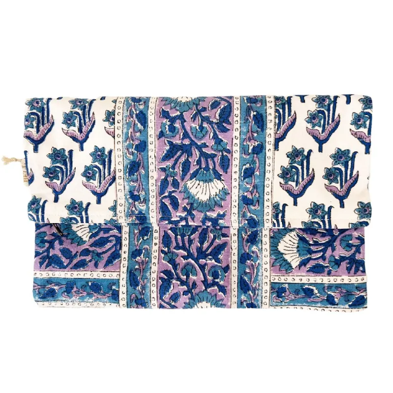 Fold Over Cross Zipper Pouch sold by Alicia Bell