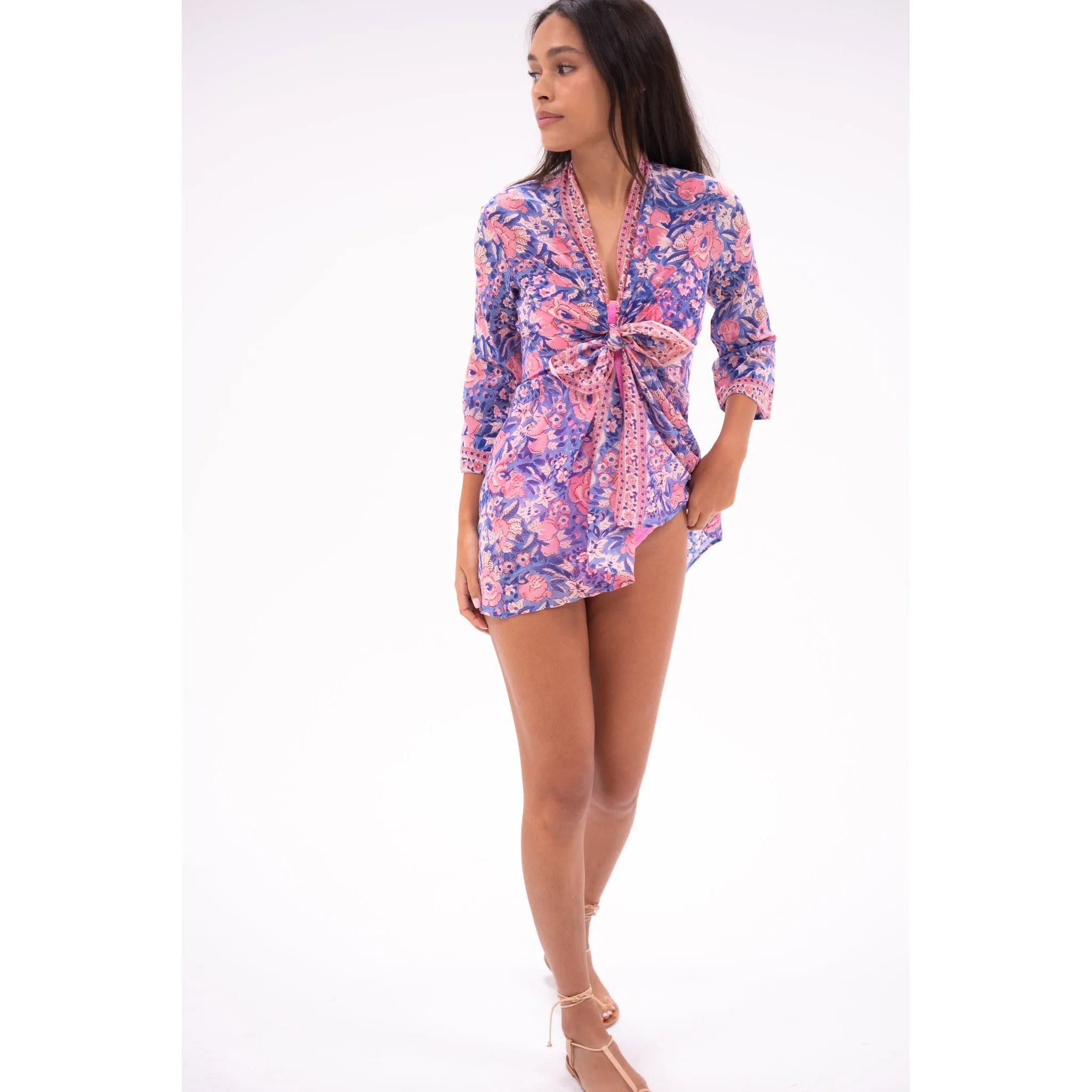 Tie Kimono Dress sold by Alicia Bell product image thumbnail 4