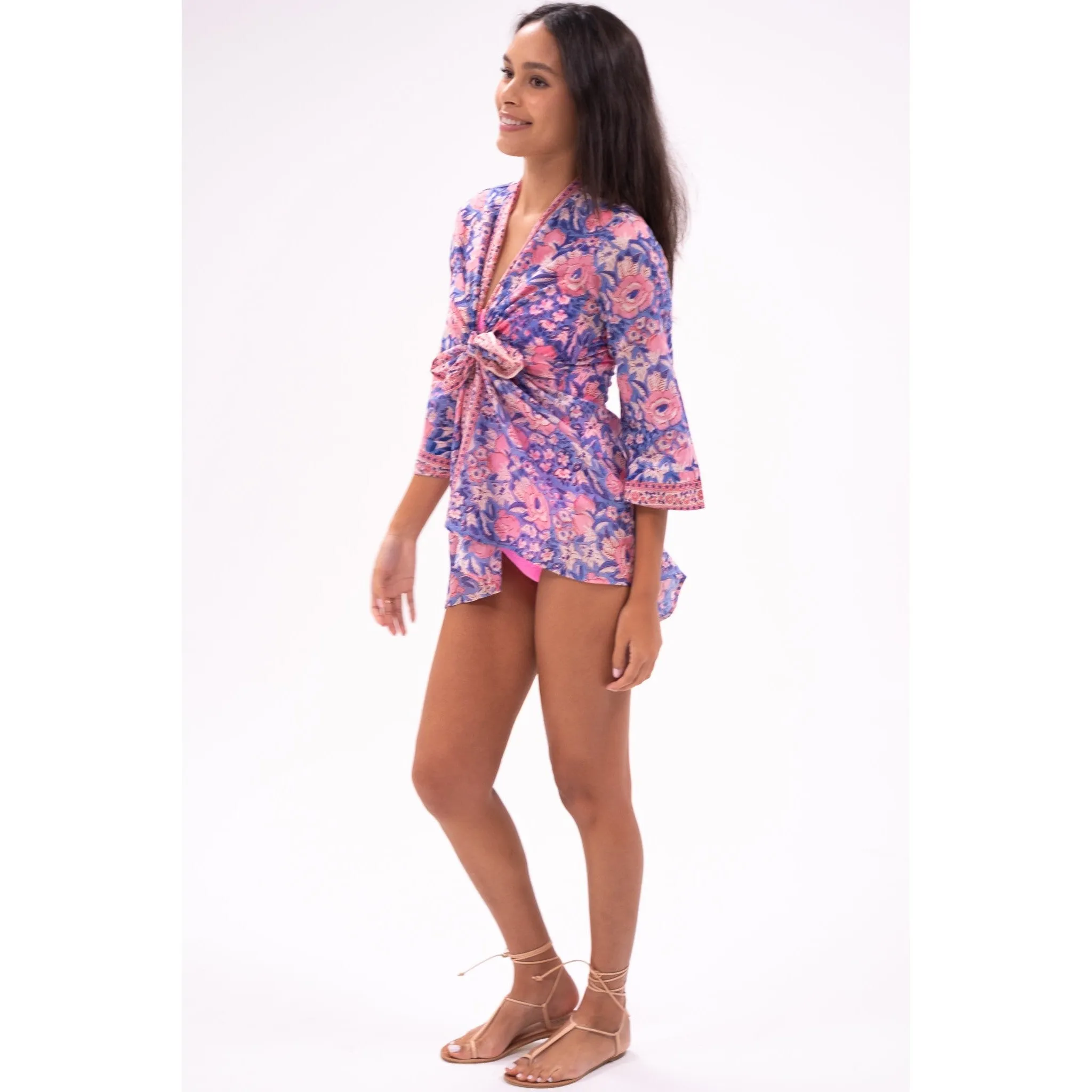 Tie Kimono Dress sold by Alicia Bell product image thumbnail 3