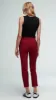 Flex Waist Trouser in Performance Cotton | Merlot sold by Argent