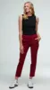 Flex Waist Trouser in Performance Cotton | Merlot sold by Argent