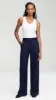 Soho Trouser in Textured Wool | Navy sold by Argent
