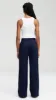 Soho Trouser in Textured Wool | Navy sold by Argent