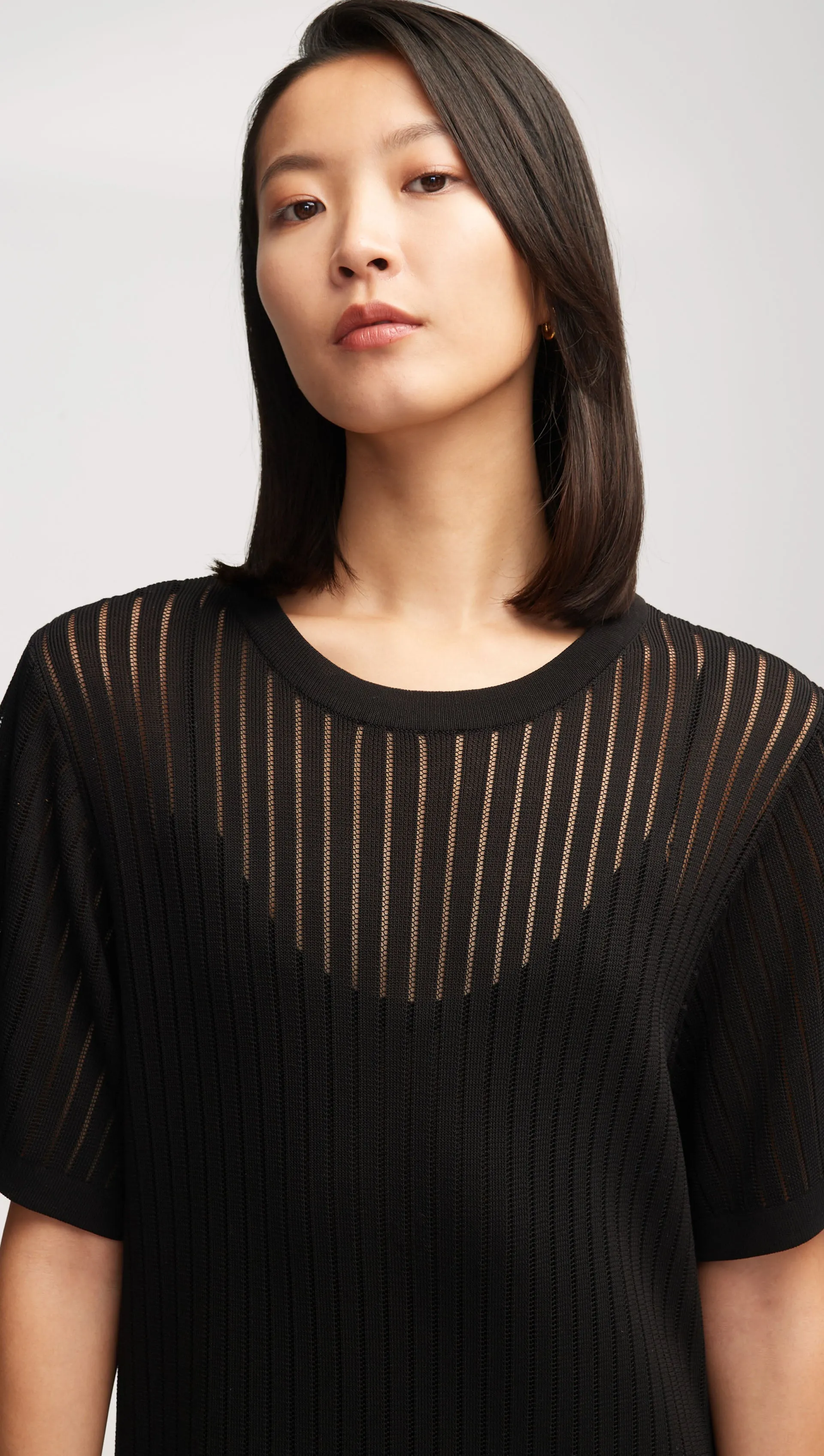 Knit Maxi Dress in Mercerized Cotton | Black sold by Argent product image thumbnail 2