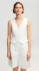 Waistcoat in Cotton Twill | Ivory sold by Argent