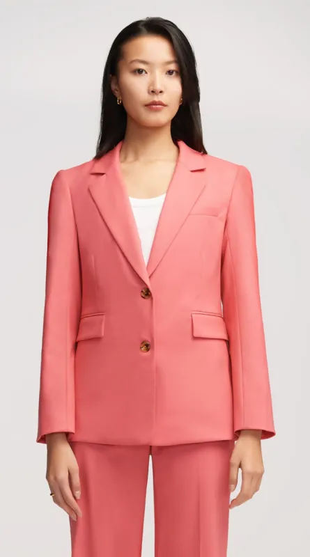 Two-Button Blazer in Seasonless Wool | Salmon sold by Argent