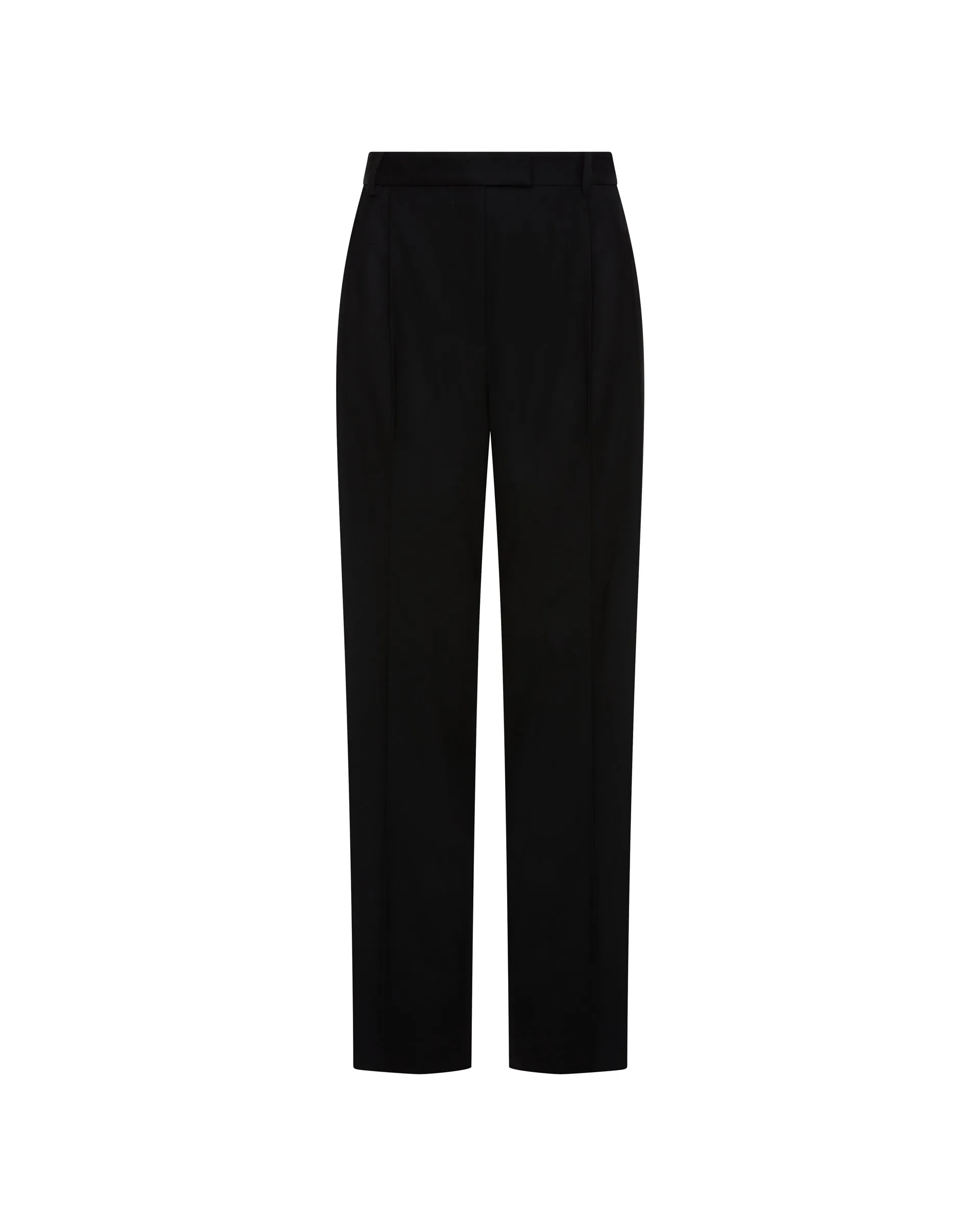 Wide Leg Trouser in Seasonless Wool | Black sold by Argent product image thumbnail 5