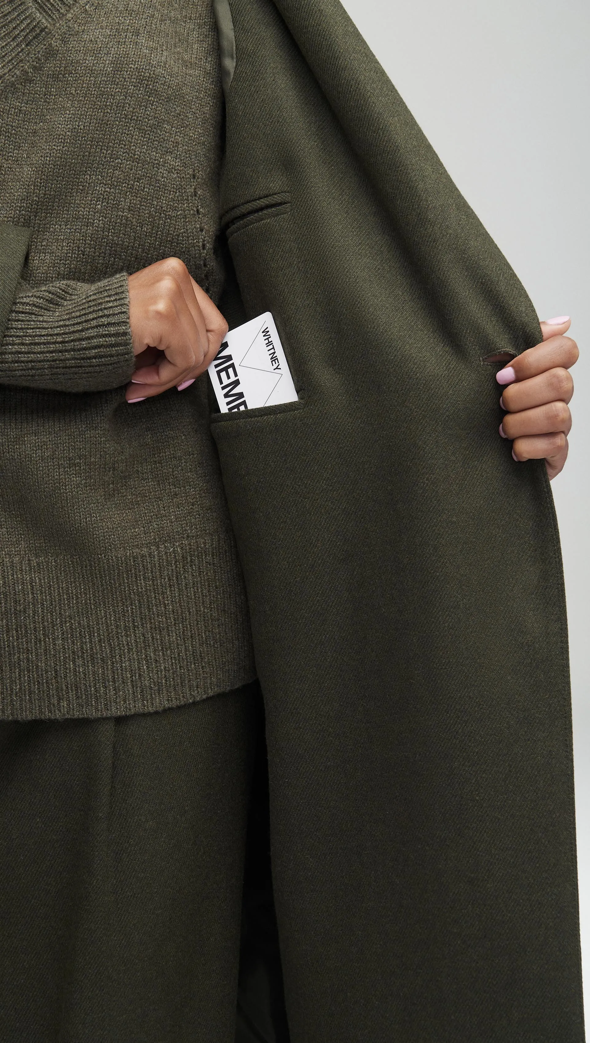 Peak Lapel Coat in Wool Twill | Hunter sold by Argent product image thumbnail 4