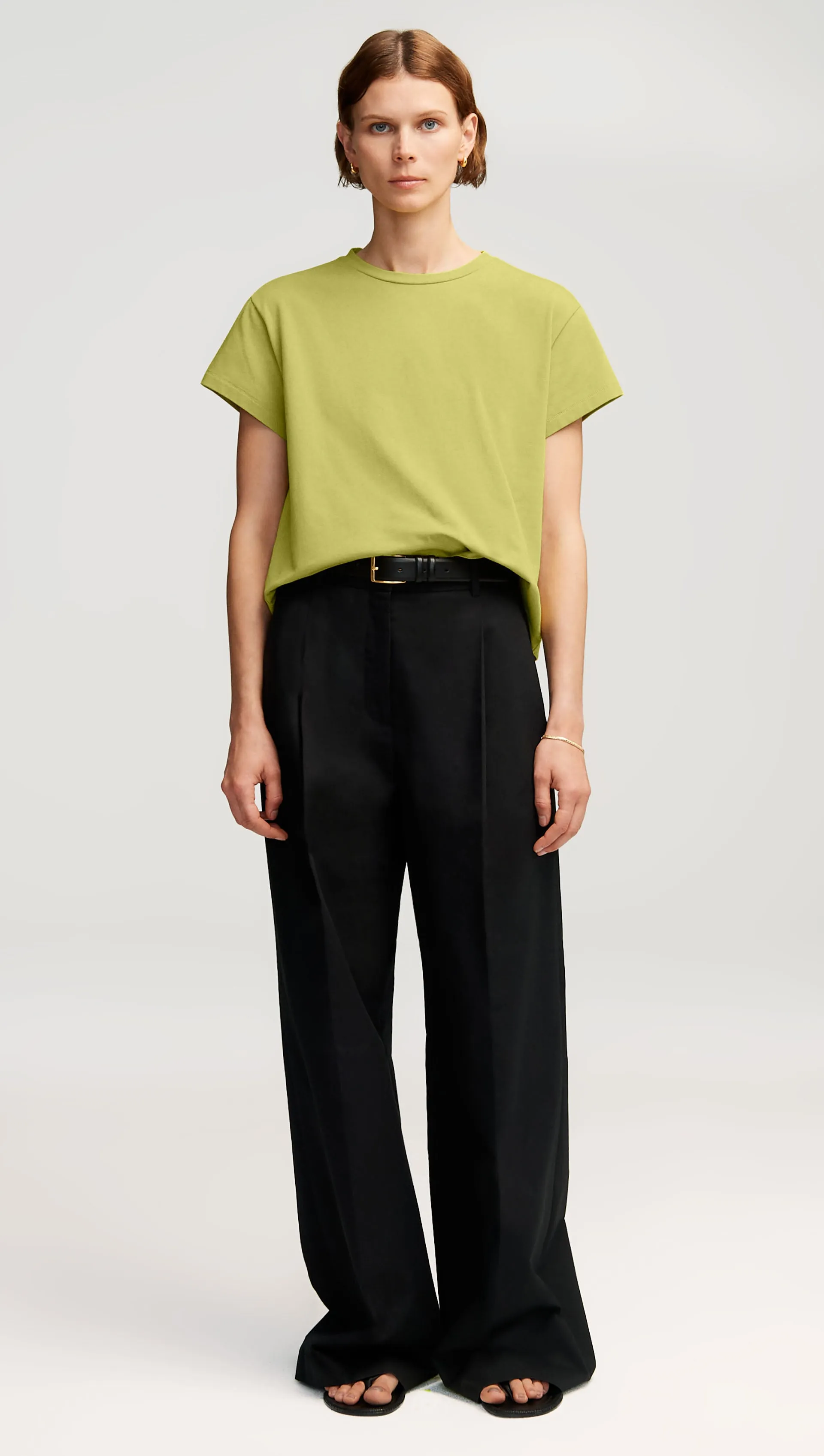 Shrunken Tee in Cotton Jersey | Avocado sold by Argent product image thumbnail 2