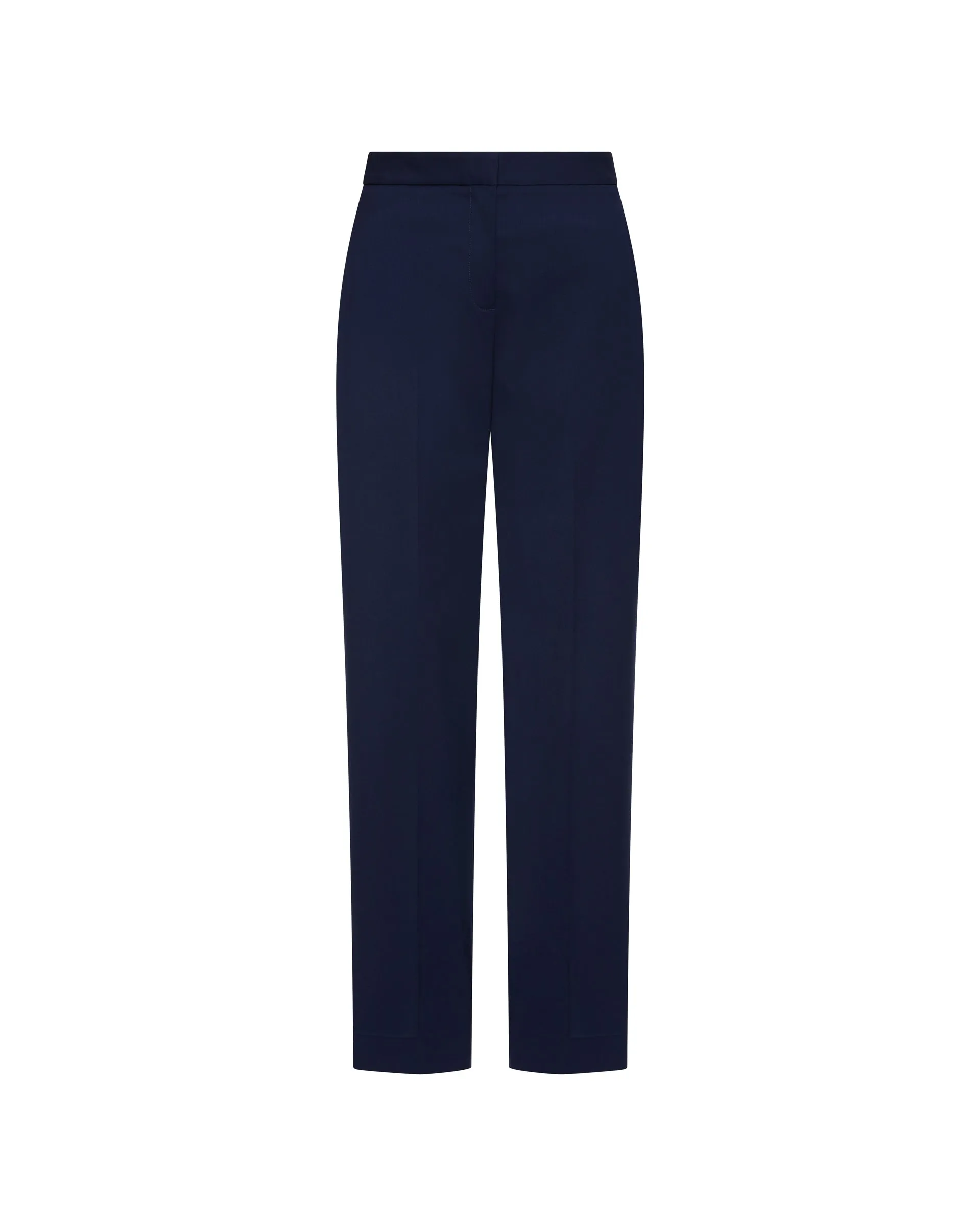 Wide Leg Trouser in Seasonless Wool | Navy sold by Argent product image thumbnail 5