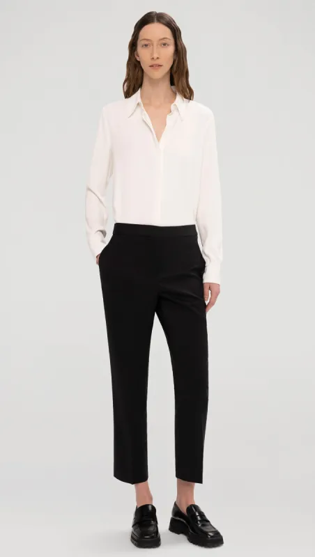 Tailored Trouser in Seasonless Wool | Black sold by Argent