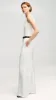 Single Pleat Trouser in Cotton Twill | Ivory sold by Argent