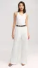 Single Pleat Trouser in Cotton Twill | Ivory sold by Argent