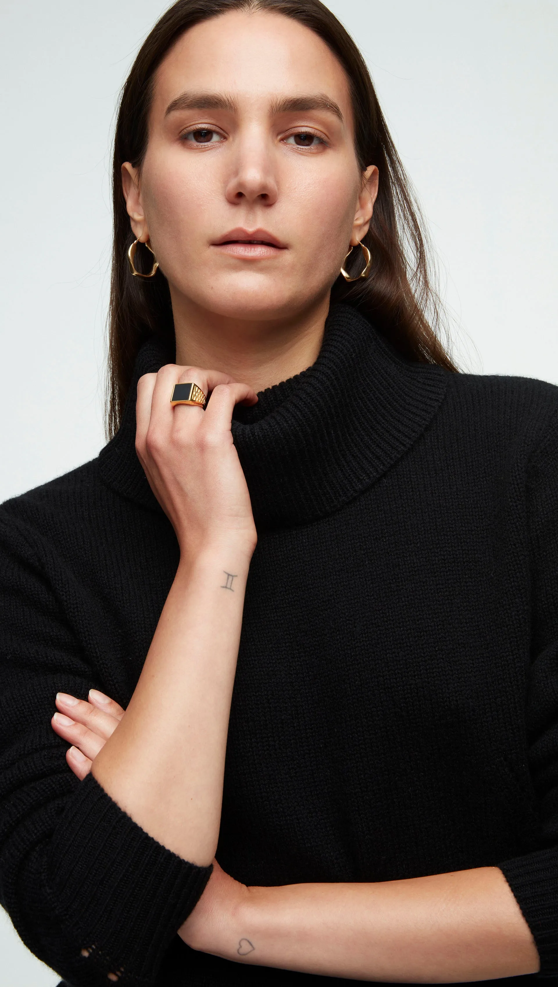 Chunky Turtleneck in Wool-Cashmere | Black sold by Argent product image thumbnail 2