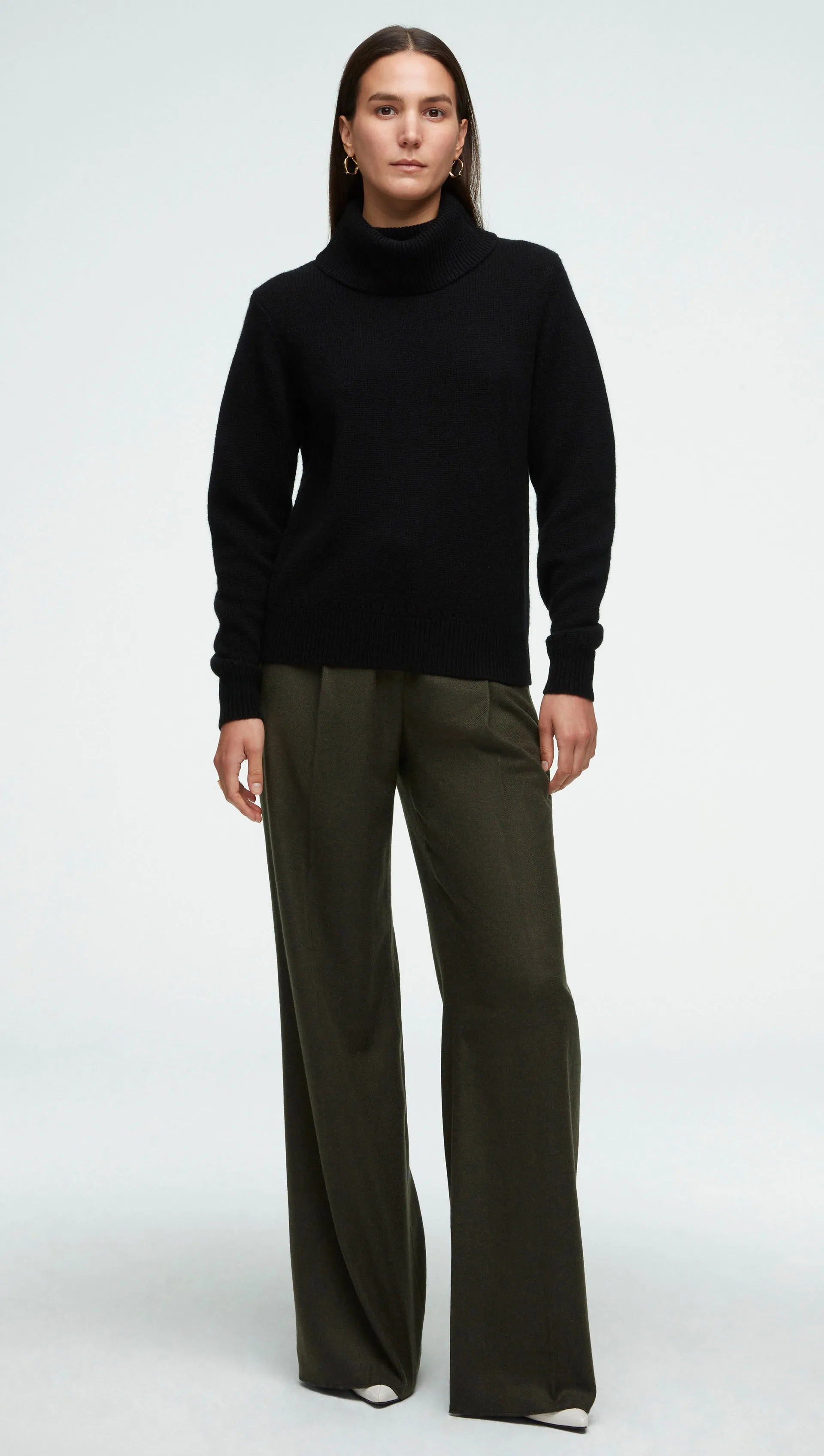 Chunky Turtleneck in Wool-Cashmere | Black sold by Argent product image thumbnail 3