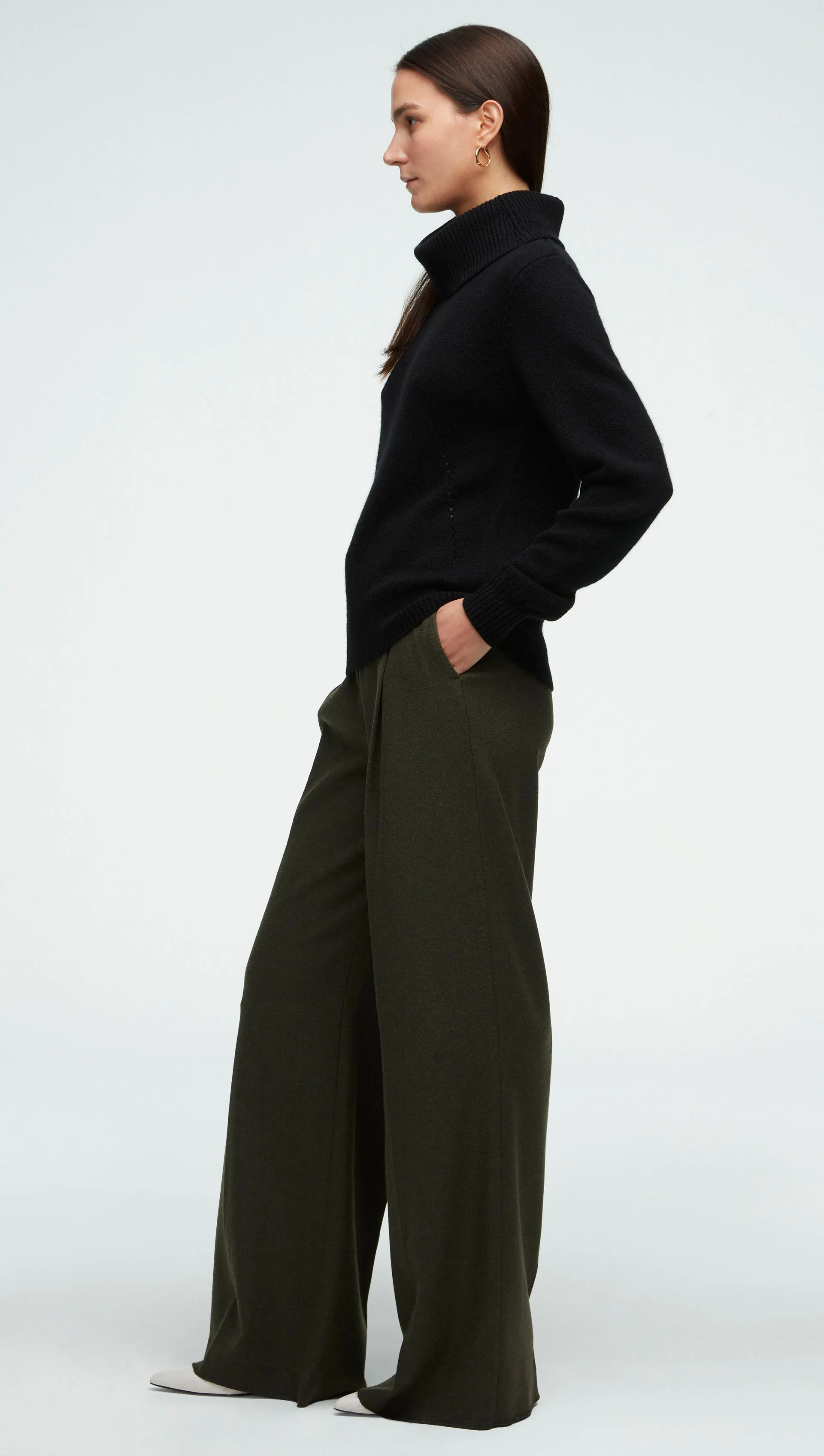 Chunky Turtleneck in Wool-Cashmere | Black sold by Argent product image thumbnail 4