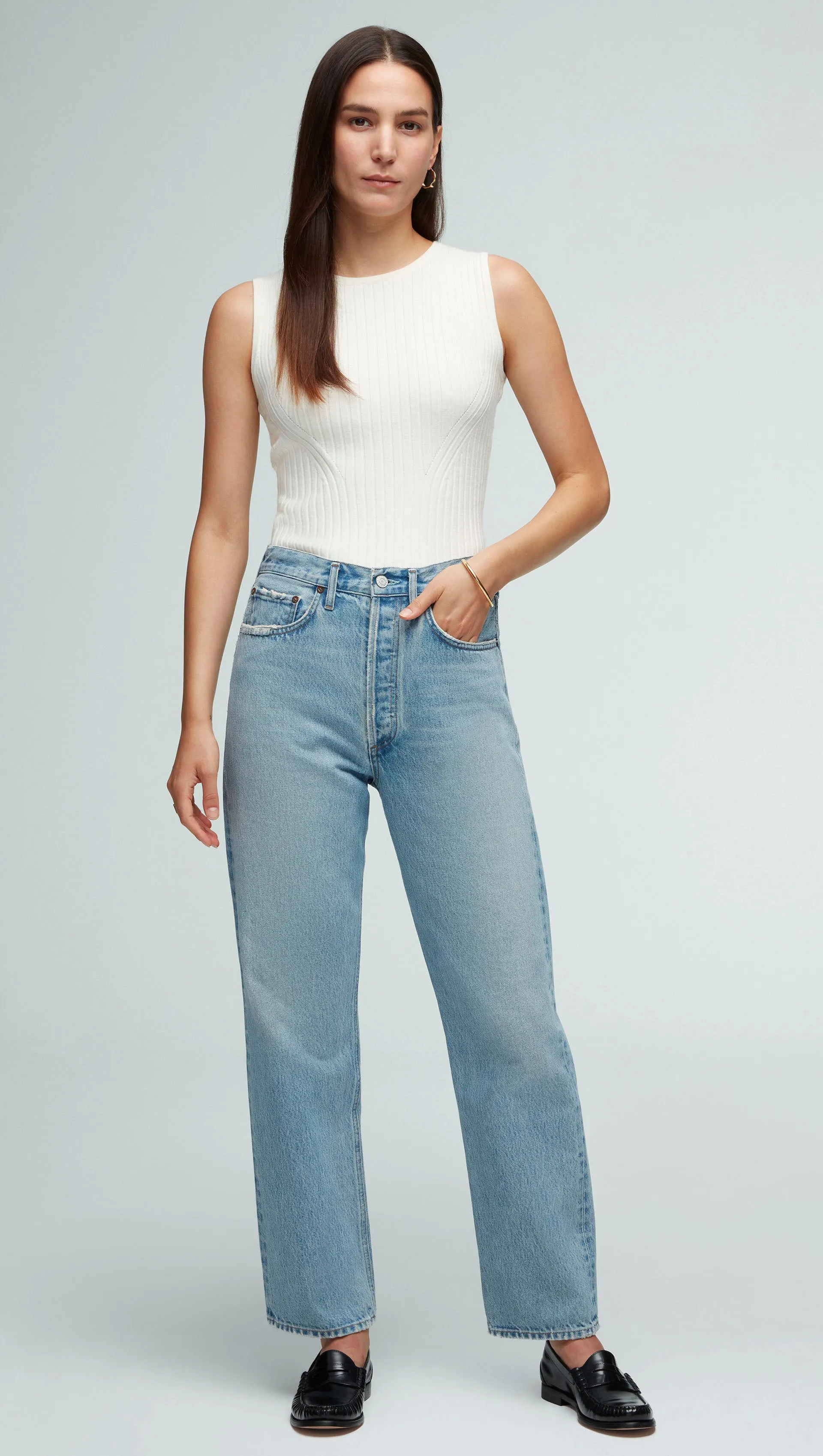 AGOLDE x 90s Mid Rise Loose Fit | Charm sold by Argent