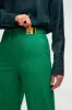 Wide Leg Trouser in Seasonless Wool | Kelly Green sold by Argent