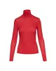 Skinny Turtleneck in Merino Silk Jersey | Scarlet sold by Argent