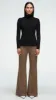 Ribbed Turtleneck in Merino Wool | Black sold by Argent