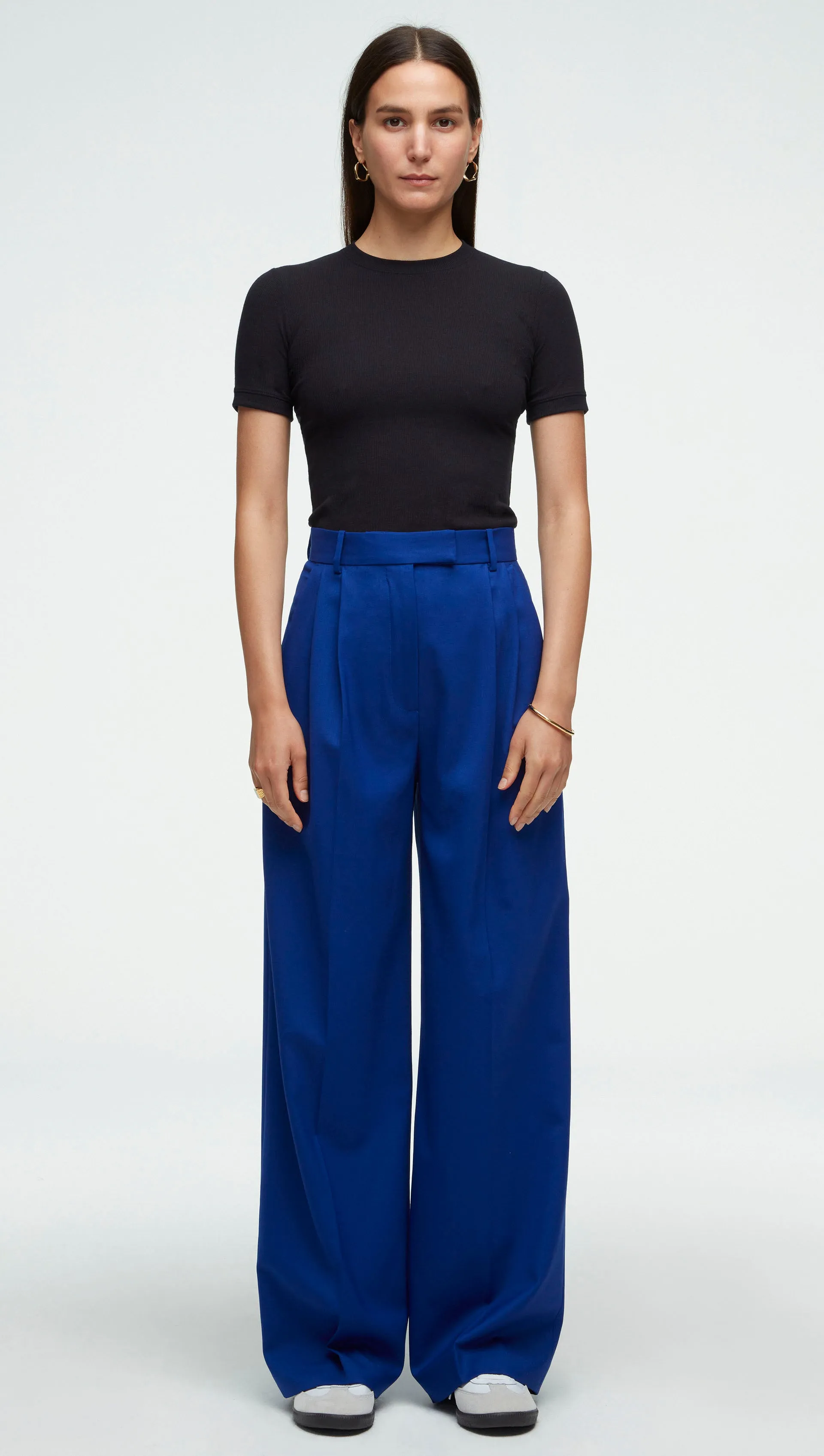 Ringer Tee in Ribbed Cotton | Black sold by Argent product image thumbnail 2