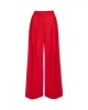 Single Pleat Trouser in Wool Twill | Scarlet sold by Argent