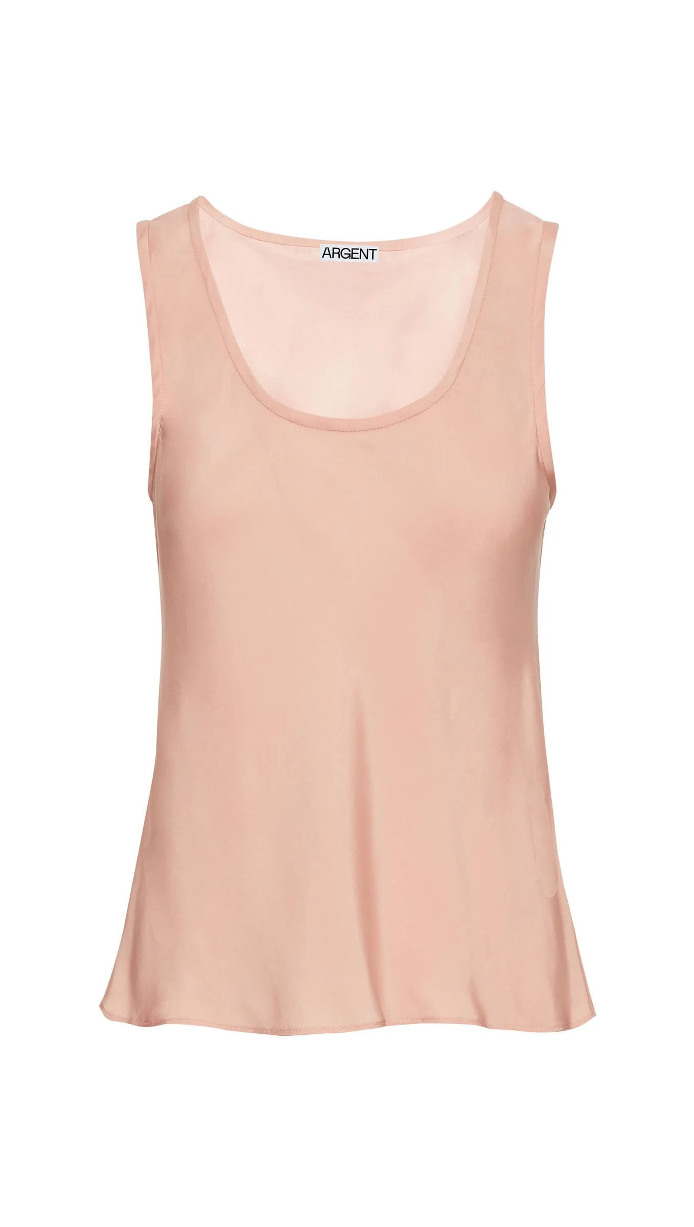 Tank in Matte-side Silk Charmeuse | Dusty Pink sold by Argent product image thumbnail 5